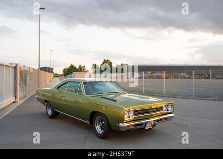 plymouth Road Runner, Baujahr 1968, Muscle Car, Oldtimer, Classic, Mopar Stockfoto