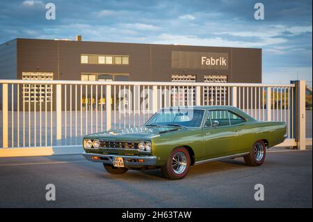 plymouth Road Runner, Baujahr 1968, Muscle Car, Oldtimer, Classic, Mopar Stockfoto