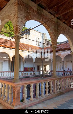 visegrad (plintenburg), königlicher Palast, Ehrenhof in Pest, ungarn Stockfoto