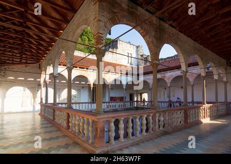 visegrad (plintenburg), königlicher Palast, Ehrenhof in Pest, ungarn Stockfoto