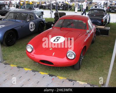 Racing Team Holland's 1961 Lotus Elite Goodwood Revival 18th 2009. September wird von John Hugenholtz gefahren Stockfoto