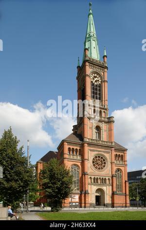 johanneskirche am martin-luther-platz, düsseldorf, Nordrhein-westfalen, deutschland Stockfoto