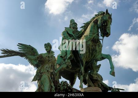 bismarck-Denkmal auf dem martin-luther-platz, düsseldorf, Nordrhein-westfalen, deutschland Stockfoto