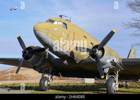 Luftbrücke, berliner Luftbrücke, Rosinenbomber, douglas dc-3, frankfurt am Main, hessen, deutschland Stockfoto