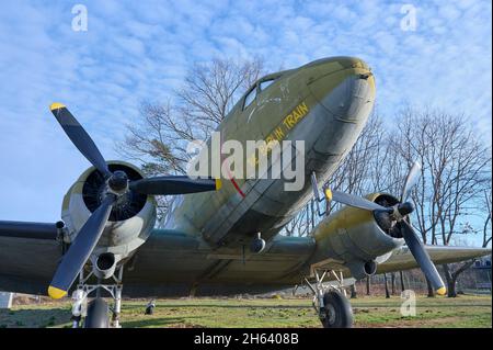 Luftbrücke, berliner Luftbrücke, Rosinenbomber, douglas dc-3, frankfurt am Main, hessen, deutschland Stockfoto