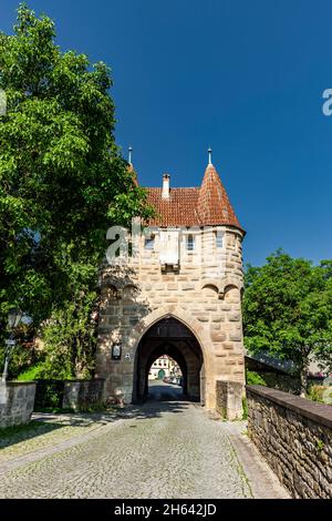 Einersheimer Tor in iphofen in franken, deutschland Stockfoto