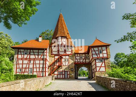 Rödelseer tor in iphofen in franken, deutschland Stockfoto