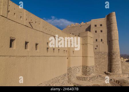 Mauern von Bahla Fort, Oman Stockfoto