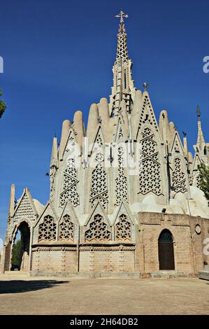 Heiligtum der Jungfrau von Montserrat de Monferri in der Region Alt Camp in der Provinz Tarragona, Spanien. Stockfoto