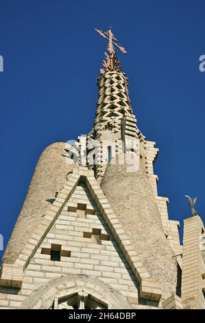 Heiligtum der Jungfrau von Montserrat de Monferri in der Region Alt Camp in der Provinz Tarragona, Spanien. Stockfoto