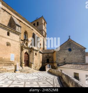 Iglesia de la Encarnacion, die Kirche der Menschwerdung, Alhama de Granada, Provinz Granada, Andalusien, Spanien. Die Kirche stammt aus dem 16. Jahrhundert Stockfoto