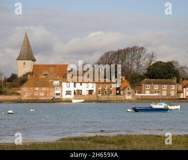 Das Dorf bosham in chichester Hafen West sussex Stockfoto