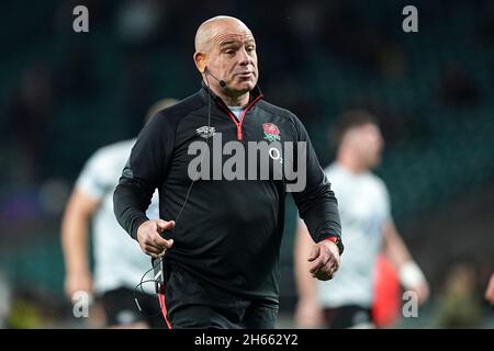 Englands Stürmer Richard Cockerill während des Autumn International-Spiels im Twickenham Stadium, London. Bilddatum: Samstag, 13. November 2021. Stockfoto