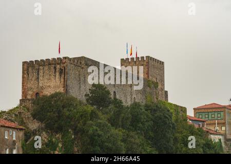 Küstenlandschaften im Norden Kantabriens in Spanien. Stockfoto