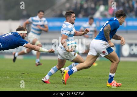 TREVISO, ITALIEN. 13. NOVEMBER Santiago Cordero von Los Pumas während des Freundschaftsspiel zwischen Italien und Argentinien im Stadio Comunale di Monigo, Treviso am Samstag, 13. November 2021. (Kredit: MI Nachrichten) Kredit: MI Nachrichten & Sport /Alamy Live Nachrichten Stockfoto