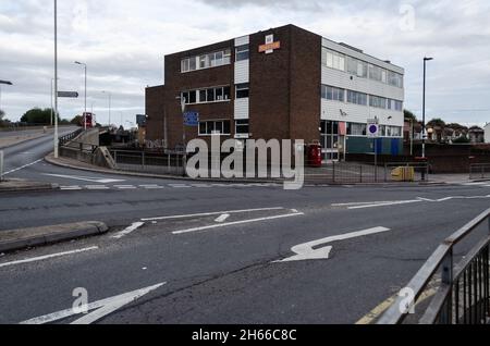 Das Sortierungs- und Zustellbüro von Barking Postal in East London, Großbritannien Stockfoto