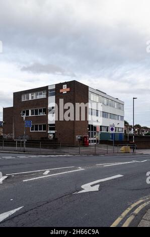 Das Sortierungs- und Zustellbüro von Barking Postal in East London, Großbritannien Stockfoto