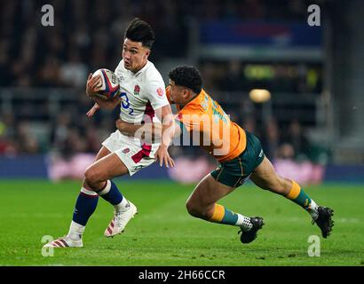 Während des Autumn International-Spiels im Twickenham Stadium, London. Bilddatum: Samstag, 13. November 2021. Stockfoto