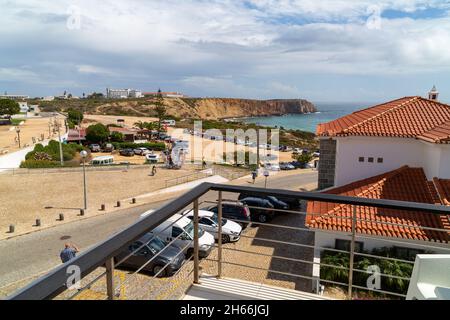 Mareta Beach Hotel, Sagres, Portugal Stockfoto