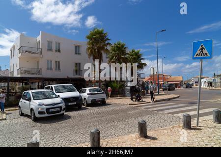 Mareta Beach Hotel, Sagres, Portugal Stockfoto