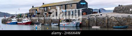 The Cob, Lyme Regis, Dorset, Großbritannien Stockfoto