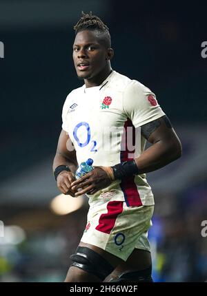 Der englische Maro Itoje nach dem Spiel der Autumn International im Twickenham Stadium, London. Bilddatum: Samstag, 13. November 2021. Stockfoto