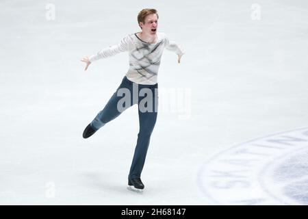 Alexander Samarin (RUS), 13. NOVEMBER 2021 - Figure Skating : ISU Grand Prix of Figure Skating 2021/22 NHK Trophy Men's Free Skating at Yoyogi National Stadium 1st Gymnasium Credit: Naoki Morita/AFLO SPORT/Alamy Live News Stockfoto