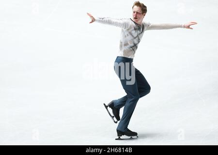 Alexander Samarin (RUS), 13. NOVEMBER 2021 - Figure Skating : ISU Grand Prix of Figure Skating 2021/22 NHK Trophy Men's Free Skating at Yoyogi National Stadium 1st Gymnasium Credit: Naoki Morita/AFLO SPORT/Alamy Live News Stockfoto