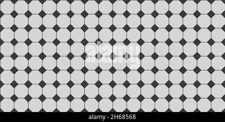 Der Vektor nahtlose Hong Kong traditionelle vintage grau Muster Stil Boden texturierten Banner Hintergrund Stock Vektor