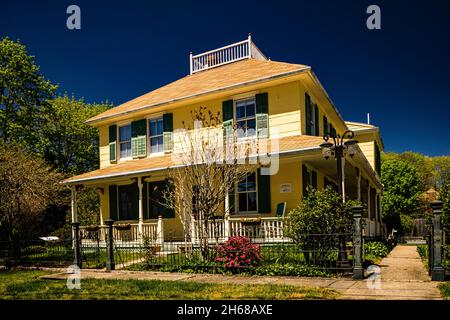 Haus Noank Historic District Noank, Connecticut, USA Stockfoto