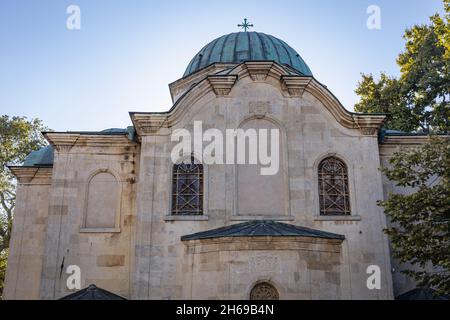 Kirche des Heiligen Nikolaus der Seeleute in Varna Stadt und Badeort im Golf von Varna, Region Nordbulgarien Stockfoto