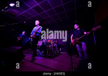 13. November 2021, Bagni di Tivoli, Italien: Diaframma Live al Dissesto Musicale, 13. November 2021, Bagni di Tivoli, Italia (Bildquelle: © Domenico Cippitelli/Pacific Press via ZUMA Press Wire) Stockfoto