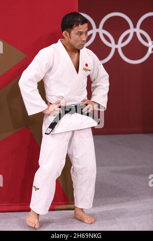 24. JULI 2021 - TOKIO, JAPAN: TAKATO Naohisa aus Japan vor dem Halbfinale der Judo-Männer mit einem Gewicht von 60 kg bei den Olympischen Spielen in Tokio 2020 (Foto: Mickael Chave Stockfoto