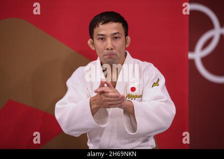 24. JULI 2021 - TOKIO, JAPAN: TAKATO Naohisa aus Japan vor dem Halbfinale der Judo-Männer mit einem Gewicht von 60 kg bei den Olympischen Spielen in Tokio 2020 (Foto: Mickael Chave Stockfoto