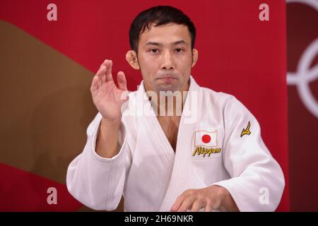 24. JULI 2021 - TOKIO, JAPAN: TAKATO Naohisa aus Japan vor dem Halbfinale der Judo-Männer mit einem Gewicht von 60 kg bei den Olympischen Spielen in Tokio 2020 (Foto: Mickael Chave Stockfoto