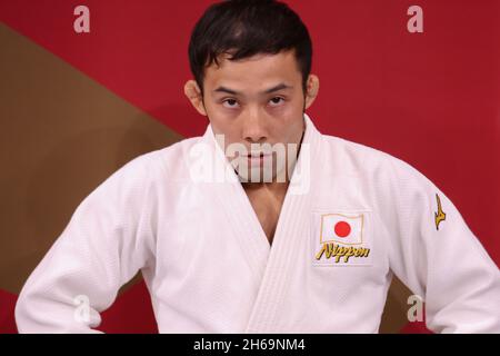 24. JULI 2021 - TOKIO, JAPAN: TAKATO Naohisa aus Japan vor dem Halbfinale der Judo-Männer mit einem Gewicht von 60 kg bei den Olympischen Spielen in Tokio 2020 (Foto: Mickael Chave Stockfoto
