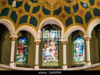 Innenarchitektur in Saint Andrew Presbyterian Church, Toronto, Kanada Stockfoto