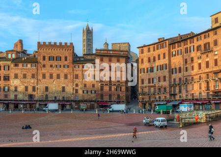 Siena, Toskana, Italien Stockfoto