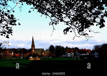 Thornton Hough, Wirral Stockfoto