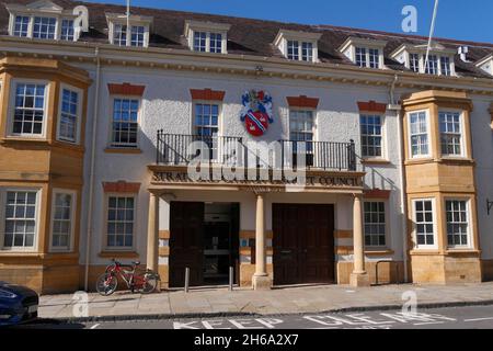 Bezirksratsbüros, Elizabeth House, Church Street, Stratford-upon-Avon, Warwickshire, West Midlands, England, Großbritannien Stockfoto