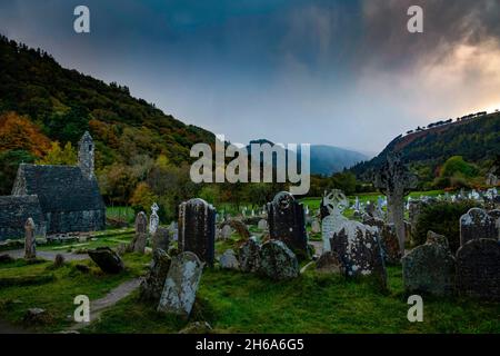 Glendalough National Park, im Wicklow Mountains National Park, County Wicklow, Irland Stockfoto