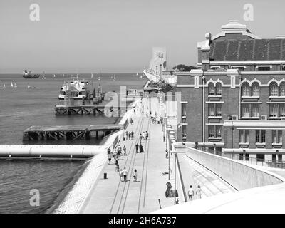 Modernes Maat-Museum in Lissabon in Portugal Stockfoto