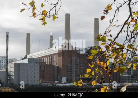2021. November - Entwicklung des Battersea-Kraftwerks Stockfoto