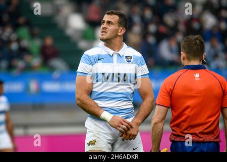 Treviso, Italien. November 2021. Emiliano Boffelli (Argentinien) Portrait während des Testspieles 2021, Italien gegen Argentinien, Herbst Nations Cup Rugby Spiel in Treviso, Italien, November 13 2021 Quelle: Independent Photo Agency/Alamy Live News Stockfoto