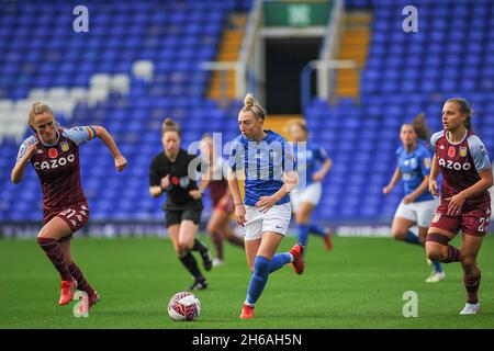 Jade Pennock (Birmingham City 11) beim Womens Super League Spiel zwischen Birmingham City und Aston Villa im St Andrews Stadium in Birmingham, England Karl W Newton/Sports Press Photo Stockfoto