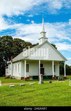 Stinchcomb United Methodist Church, Stinchcomb Road, Dewy Rose, Georgia Stockfoto