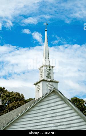 Stinchcomb United Methodist Church, Stinchcomb Road, Dewy Rose, Georgia Stockfoto