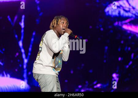 Las Vegas, USA. November 2021. Don Toliver während des Day N Vegas Music Festival am 13. November 2021 in Las Vegas, Nevada (Foto: Daniel DeSlover/Sipa USA) Quelle: SIPA USA/Alamy Live News Stockfoto