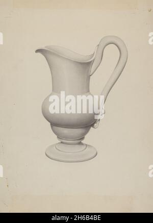 Pitcher, c. 1940. Stockfoto