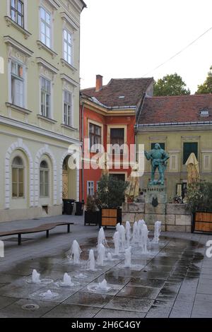 Rund um Székesfehérvár, königliche Residenz und Krönungsstadt Stockfoto
